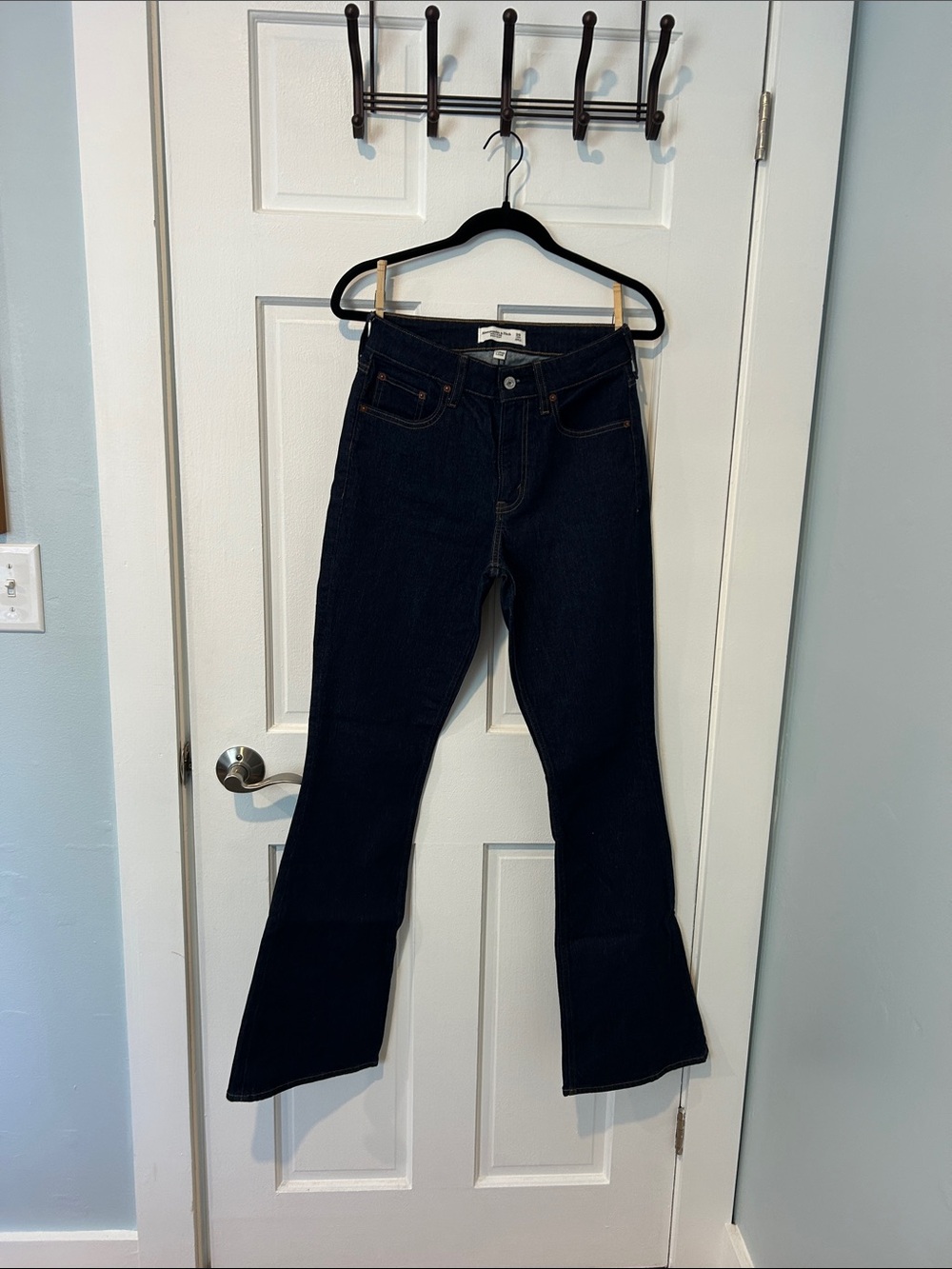 Abercrombie & Fitch Dark Blue Flare Jeans